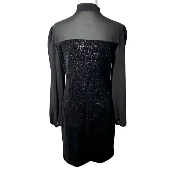 Coquette Y2K Inspired Small Sequin Preppy Dark Academia Quiet Luxury Lady Dress - Picture 5 of 8